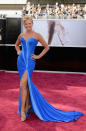 Nancy O'Dell arrives at the Oscars in Hollywood, California, on February 24, 2013.