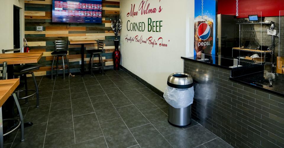 The second location of Mae Velma's Corned Beef will have some seating for customers who pick up their orders at the counter. The original location, at 4101 N. 76th St., is drive-thru only.