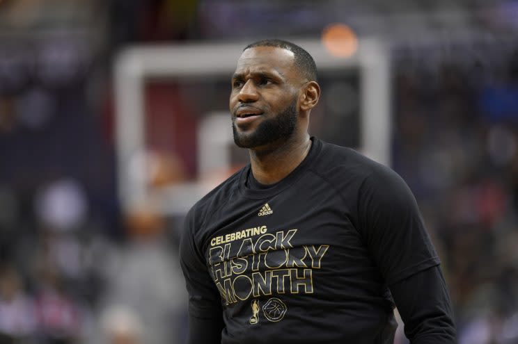 LeBron James has been to six straight NBA Finals. (AP)