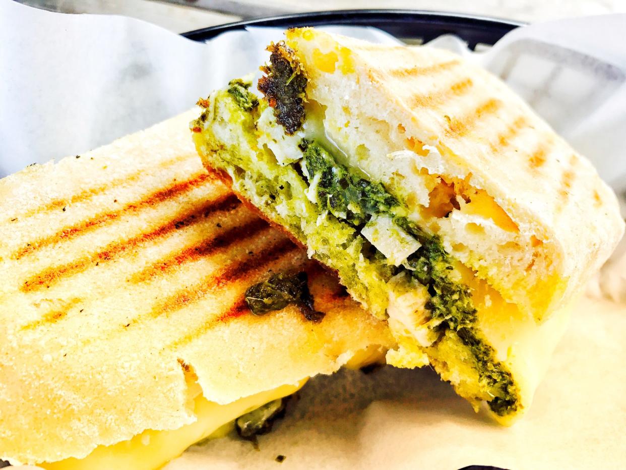 pesto sandwich