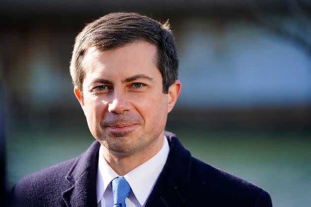 Transportation Secretary Pete Buttigieg said he has met with airline officials regarding flight delays and cancellations and has seen improvement but is still hearing stories from passengers that are “just unacceptable.” (Photo: via Associated Press)