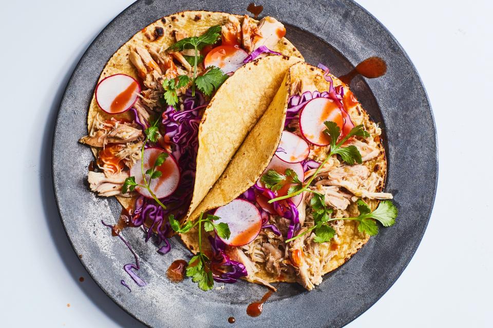 <h1 class="title">NRR Slow Cooker Chicken Taco</h1><cite class="credit">Photo by Chelsea Kyle, Food Styling by Anna Stockwell</cite>