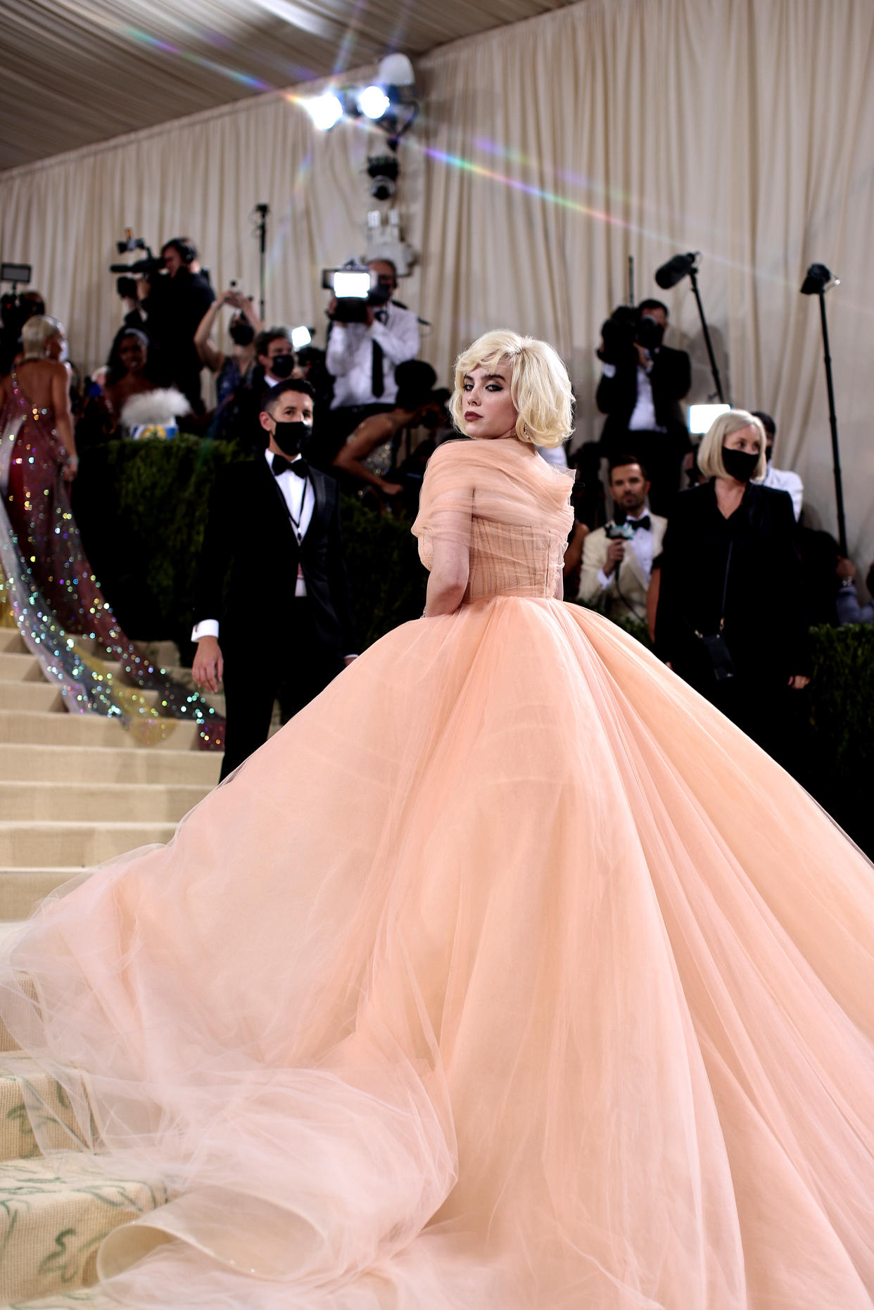 Billie Eilish attends The 2021 Met Gala Celebrating In America: A Lexicon Of Fashion at Metropolitan Museum of Art on September 13, 2021 in New York City. (Getty Images)