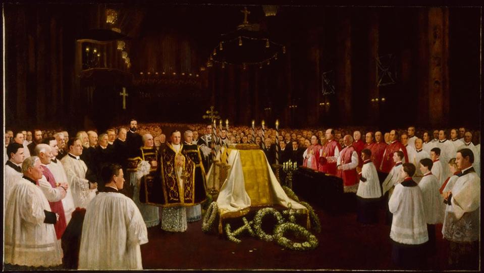 The State Funeral of Sir John Thompson at Halifax by Frederic Marlett Bell-Smith, 1897  