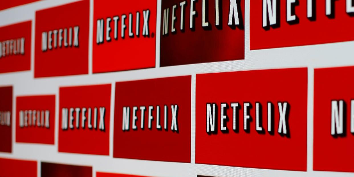 The Netflix logo is shown in this illustration photograph in Encinitas, California October 14, 2014. REUTERS/Mike Blake 