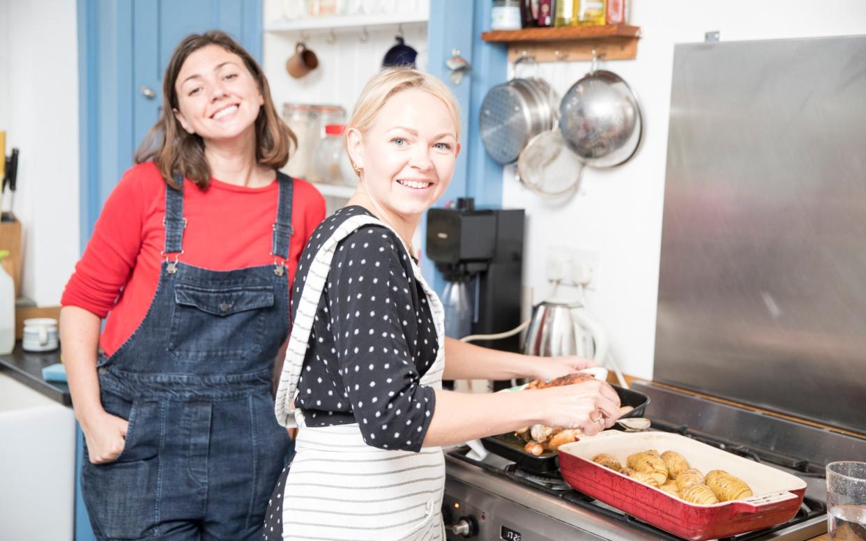 Rosie Birkett teaches Hattie Garlick simple organic recipes, and offers tips to keep costs down - Copyright Â©Heathcliff O'Malley , All Rights Reserved, not to be published in any format without p