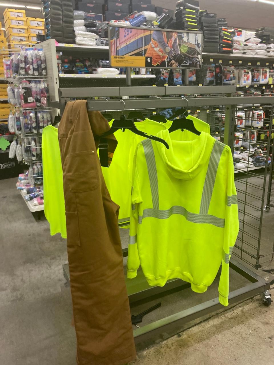 rural king work clothing neon