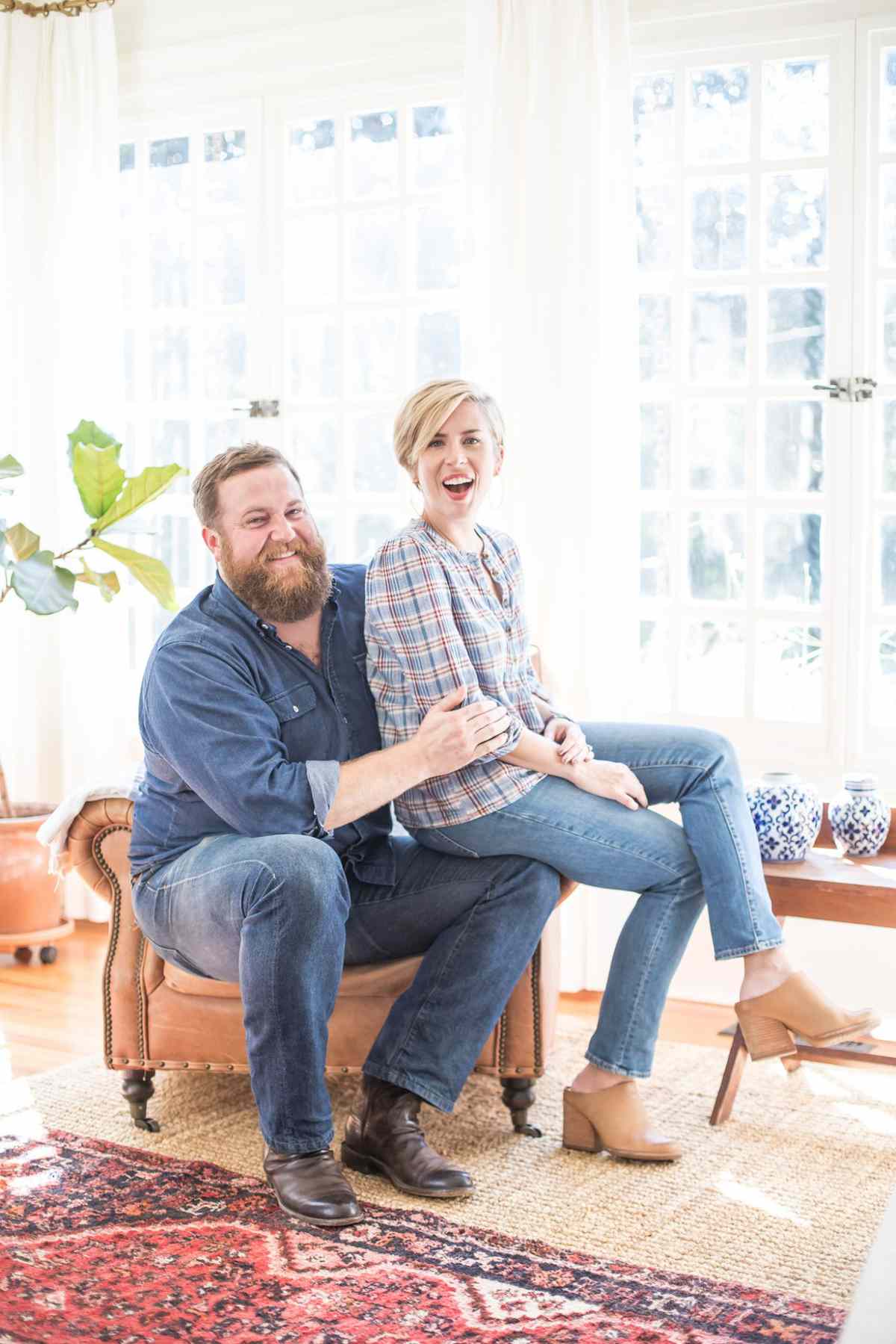 Ben and Erin Napier Sitting