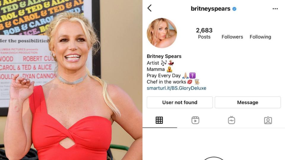 Britney Spears cierra su cuenta de Instagram (Fuente: EXA FM).