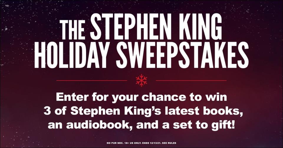 The Stephen King Holiday Sweepstakes