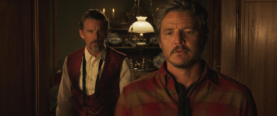 Ethan Hawke and Pedro Pascal in A Strange Way of Life (El Deseo D.A. S.L.U.)