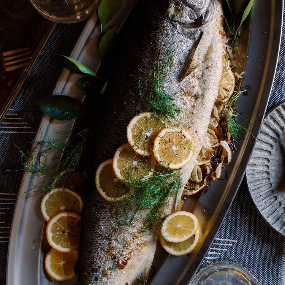 Fennel & Meyer Lemon-Stuffed Salmon