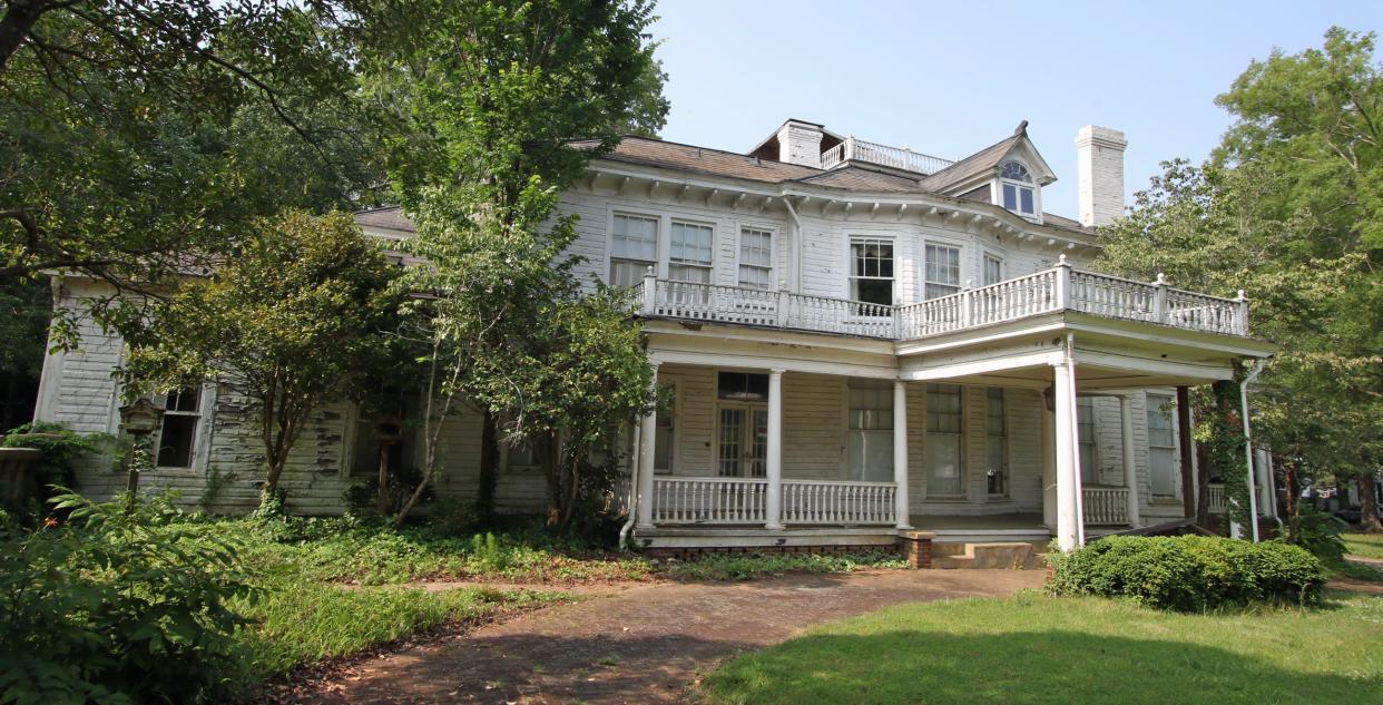 View of the property known as the Webbley Mansion at 403 South Washington Street in Shelby.