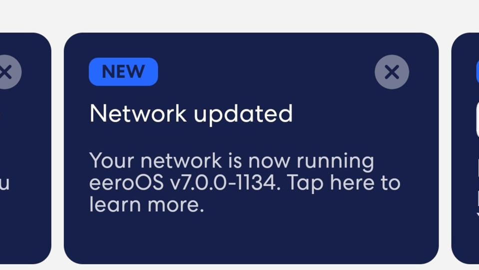 Eero Max 7 app screenshot