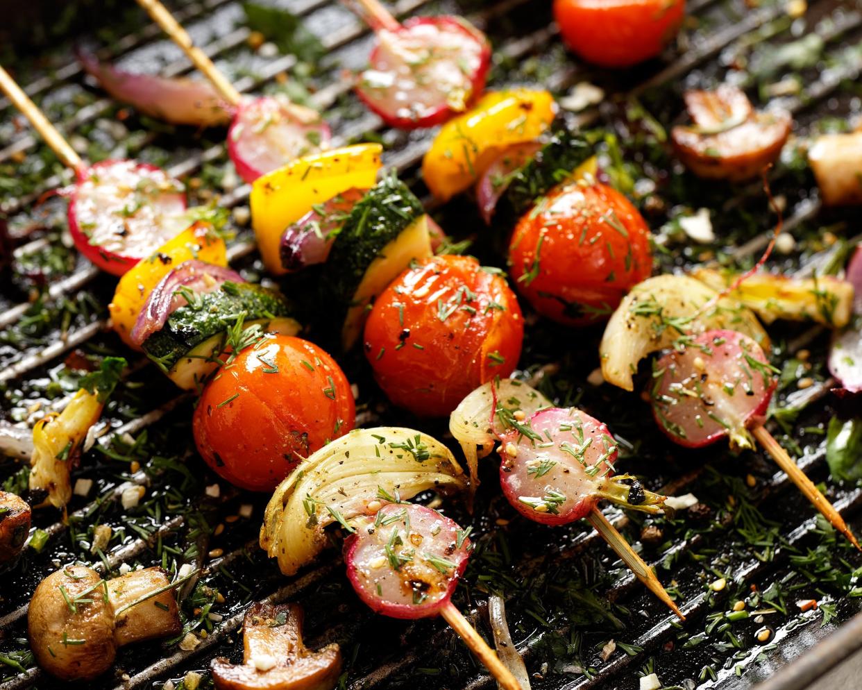 Grilled Veggie Kabobs