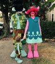 <p>The superstar duo and their son Silas went all out as Branch, Poppy, and "Lil' Branch" in 2016. That same year, Timberlake voiced the green character in <em>Trolls</em>. <br></p>