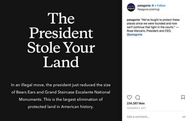 Outdoor apparel brand Patagonia to sue the Trump administration