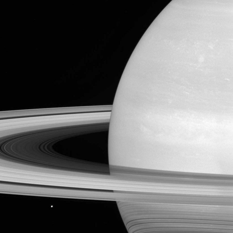 One of the images of Saturn's rings sent back by Cassini - Credit:  NASA/JPL-Caltech/Space Science Institute