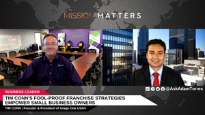 Tim Conn, Founder & President, Image One USA®, was interviewed on the Mission Matters Business Podcast by Adam Torres.