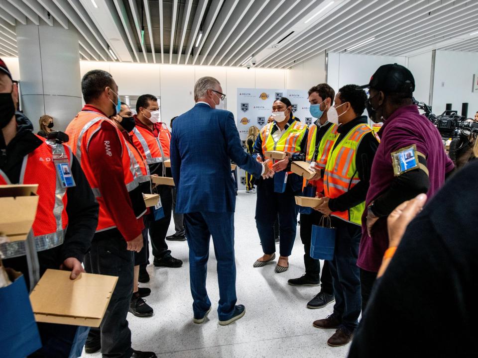 Delta Sky Way project at Los Angeles International Airport.