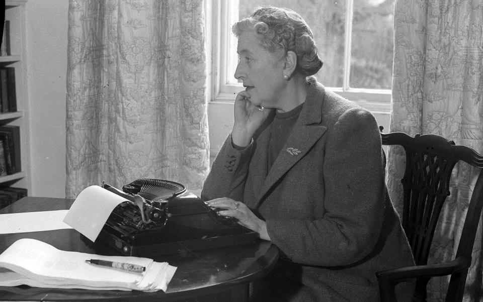 Accident social historian: Christie in 1946 at home in Devon