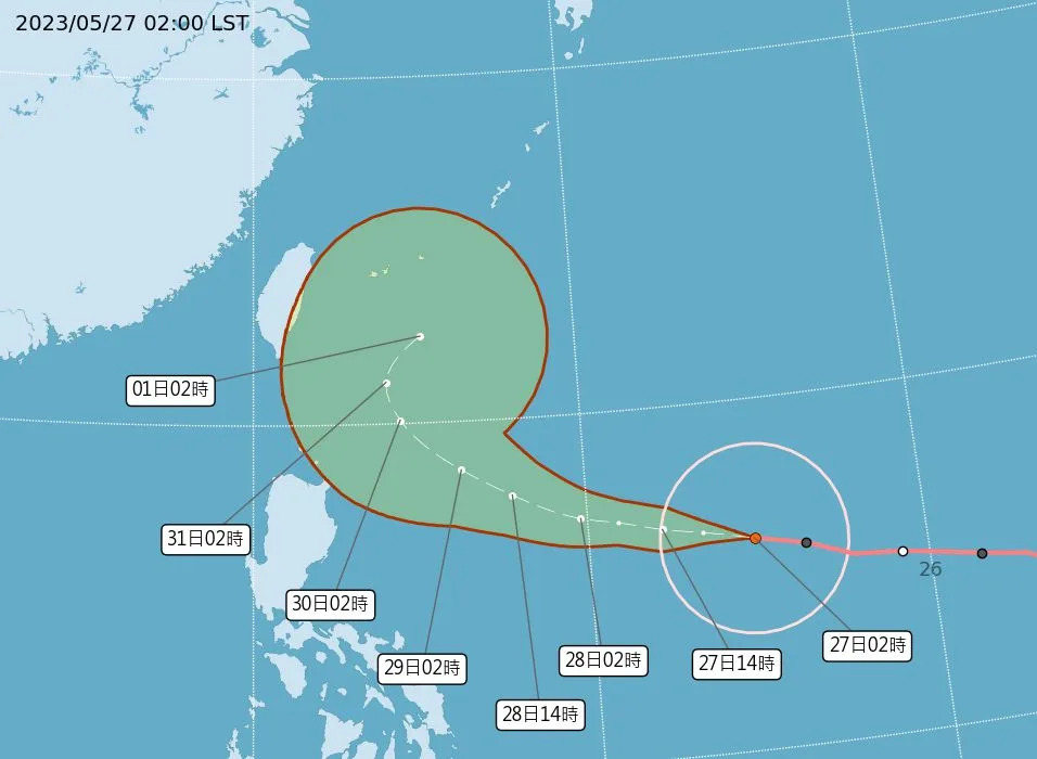 29&#x0065e5;&#x00746a;&#x005a03;&#x0098b1;&#x0098a8;&#x008def;&#x005f91;&#x009810;&#x006e2c;&#x003002;&nbsp;&nbsp;&nbsp;&#x005716;&#x00ff1a;&#x006c23;&#x008c61;&#x005c40;&#x0063d0;&#x004f9b;