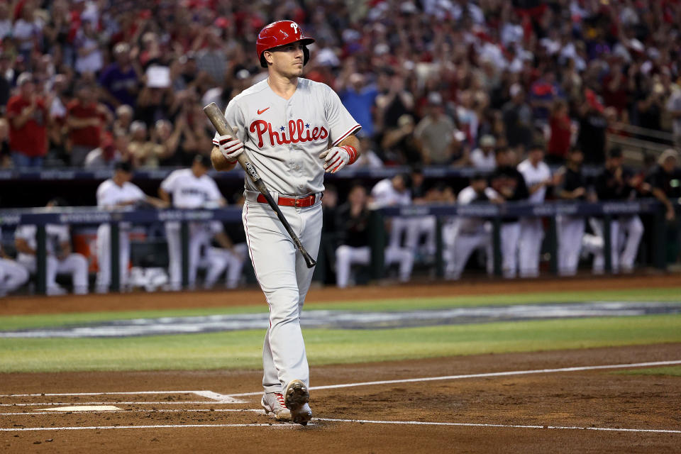 J.T. Realmuto。（MLB Photo by Harry How/Getty Images）