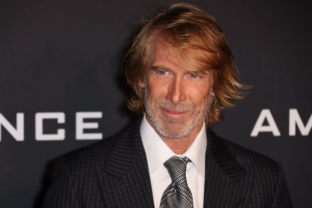 Filmmaker Michael Bay makes an appearance at the premiere of the film 