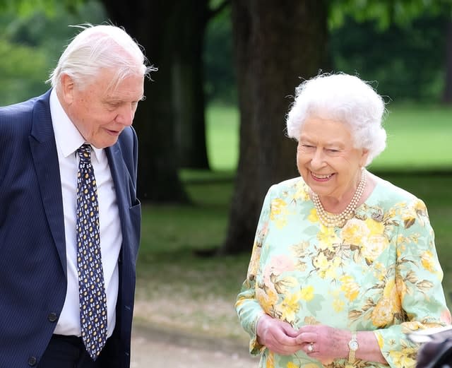 The Queen and David Attenborough