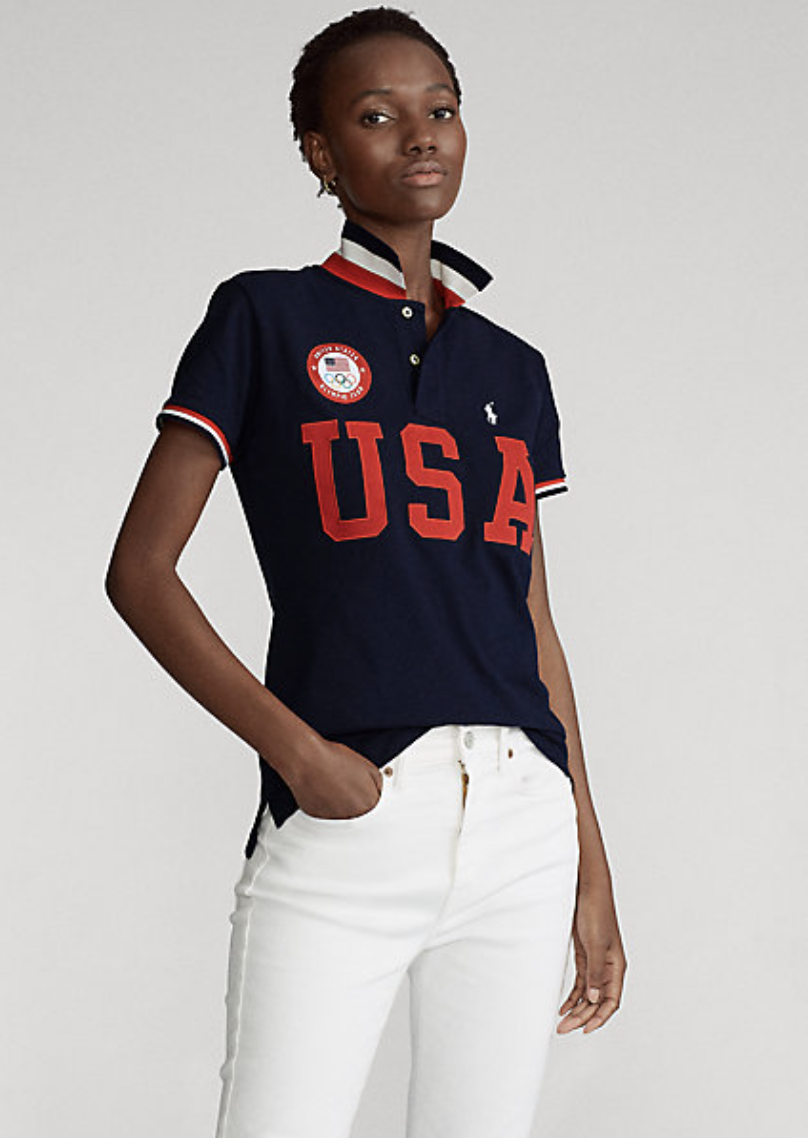 1) Team USA One-Year-Out Polo Shirt