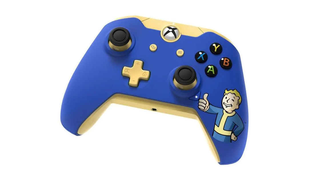  The PDP Fallout-themed Xbox One controller. 