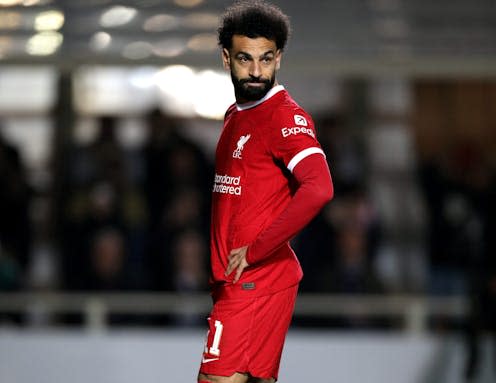 <span class="caption">Liverpool star Mohamed Salah was one of the more overworked professional football players in recent years</span> <span class="attribution"><a class="link " href="https://www.shutterstock.com/image-photo/bergamo-italy-april-18-2024-mohamed-2452243817" rel="nofollow noopener" target="_blank" data-ylk="slk:ph.FAB/Shutterstock;elm:context_link;itc:0;sec:content-canvas">ph.FAB/Shutterstock</a></span>