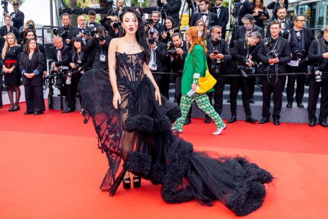 Daily Express on X: Star suffers SERIOUS nip-slip in jaw-dropping  strapless gown at Cannes Film Festival 2018 #Cannes #CannesFilmFestival    / X