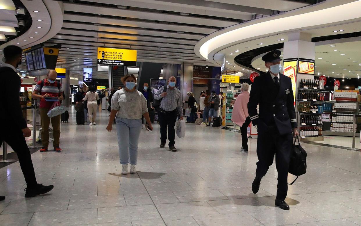 Earlier studies had shown a difference in infection rate between those who travelled abroad and those who stayed in the UK - Warren Little/Getty Images Europe