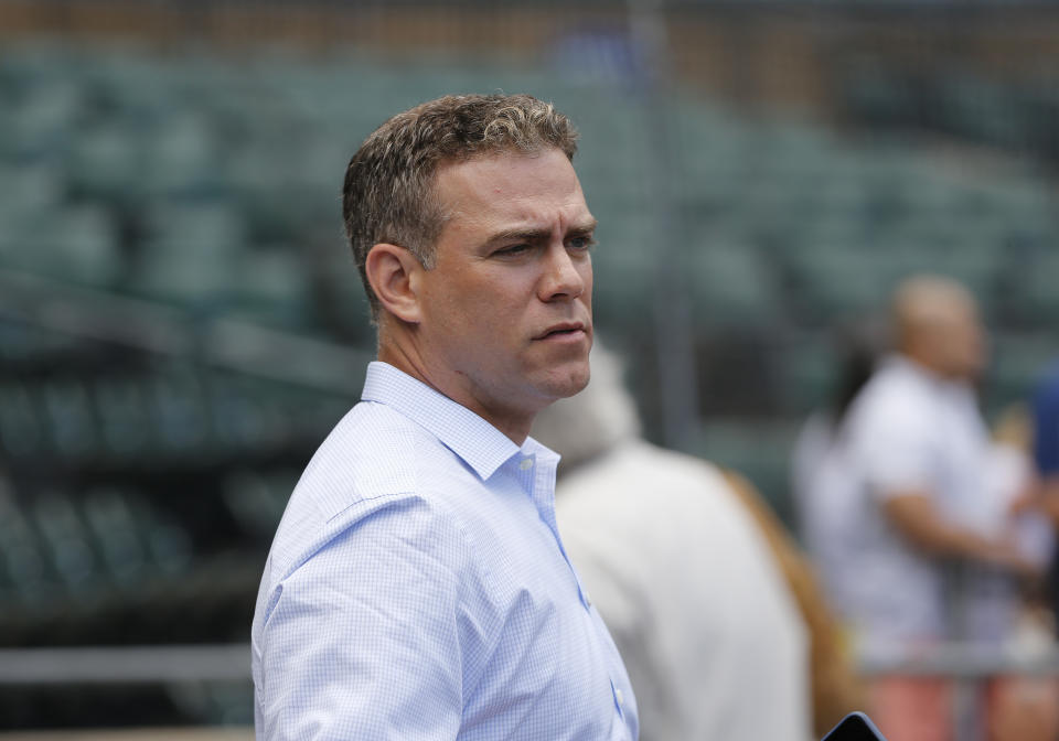 Cubs president Theo Epstein says he too often hires people from the same background as him. (Photo by Nuccio DiNuzzo/Getty Images)