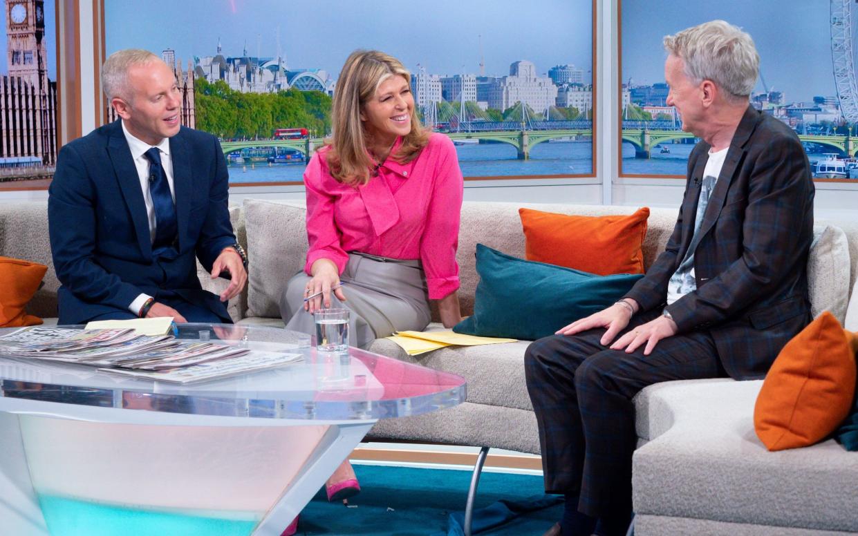 Rob Rinder, Kate Garraway and Frank Skinner on 'Good Morning Britain'