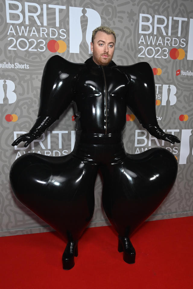 LONDON, ENGLAND - FEBRUARY 11: (EDITORIAL USE ONLY) Sam Smith attends The BRIT Awards 2023 at The O2 Arena on February 11, 2023 in London, England. (Photo by Dave J Hogan/Getty Images)