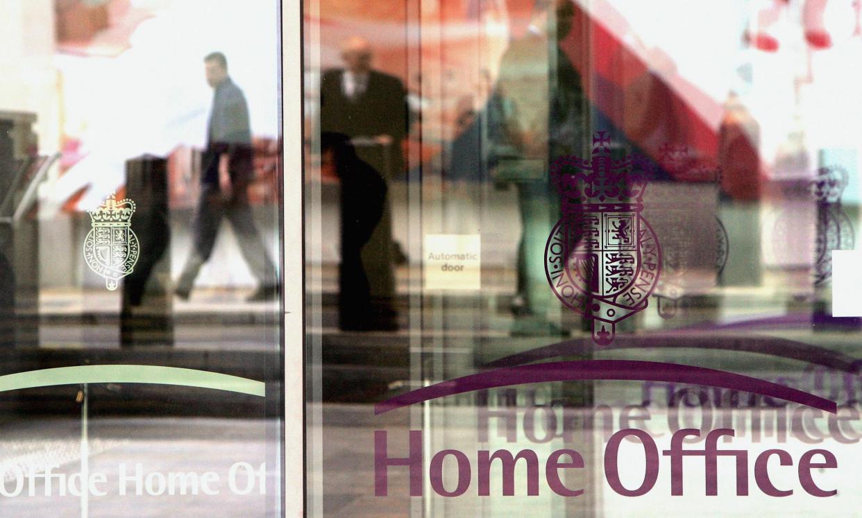 The Home Office has previously said that it aims to decide straightforward asylum applications within six months: Getty Images