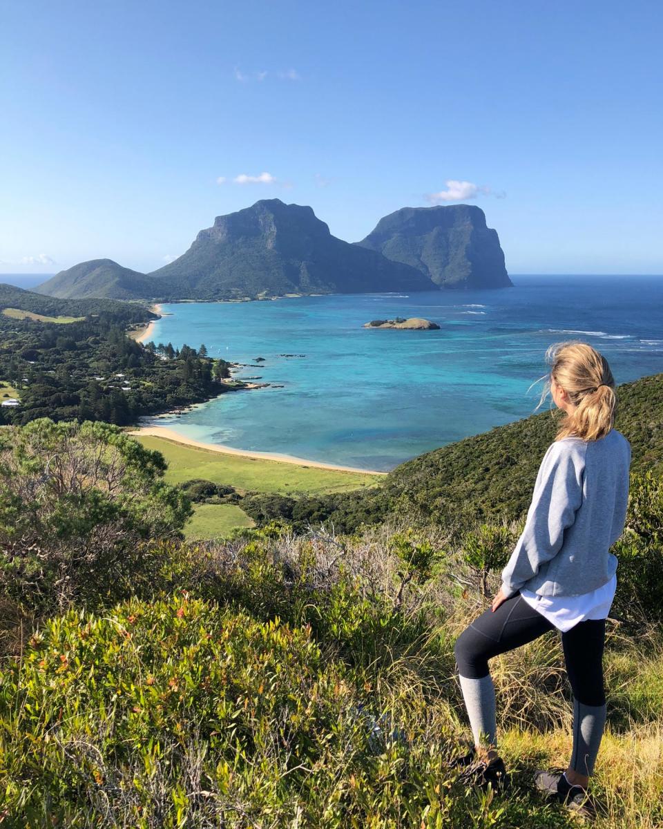 The views back over Mt Gower from the Malabar Ridge hike (Georgia Hopkins)