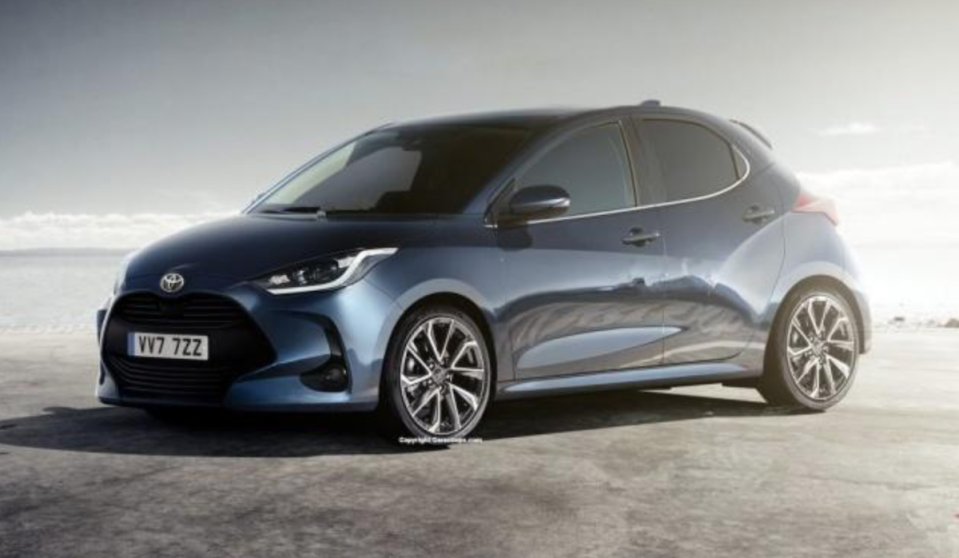 外媒公布新一代 Toyota Yaris 的預想圖。