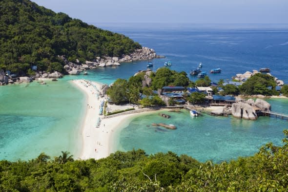 Nang Yuan Island at Koh Tao, Thailand