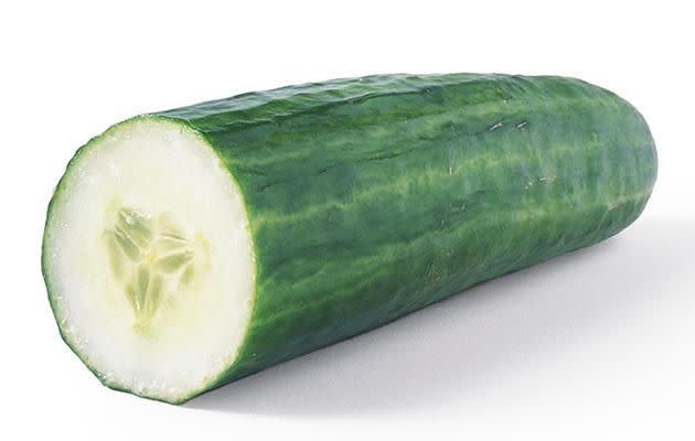 Cucumbers can only survive in the fridge for a maximum of three days. Photo: Getty.