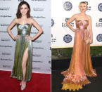 <p>Lily Collins gilt als DIE Red-Carpet-Queen der Stunde – Schauspielerin Kristen Bell gelang es in diesem Entwurf von Maria Lucia Hohan aber, Lily mit perfektem Styling und einer wunderbaren Silhouette auf den zweiten Platz zu verweisen. (Bilder: Getty Images) </p>