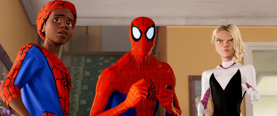 <i>Spider-Man: Into the Spider-Verse</i> featured a number of different incarnations of Marvel's webslinger. (Sony Pictures)