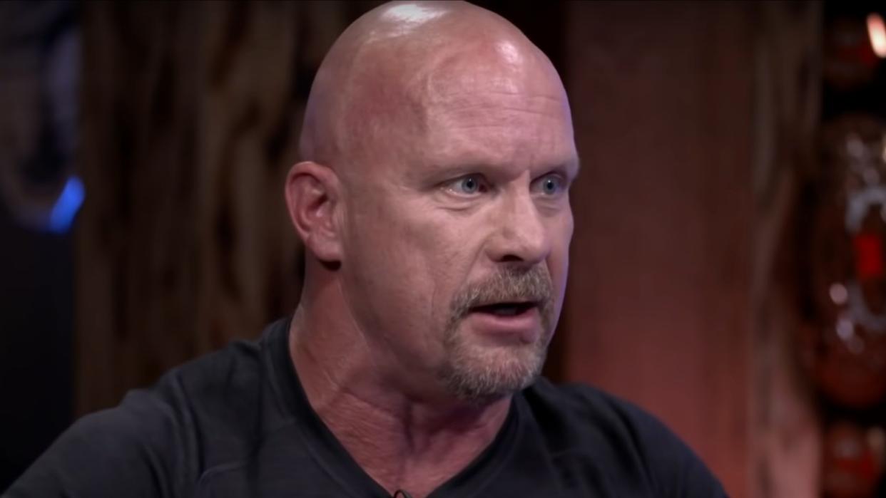  Stone Cold Steve Austin in the WWE. 