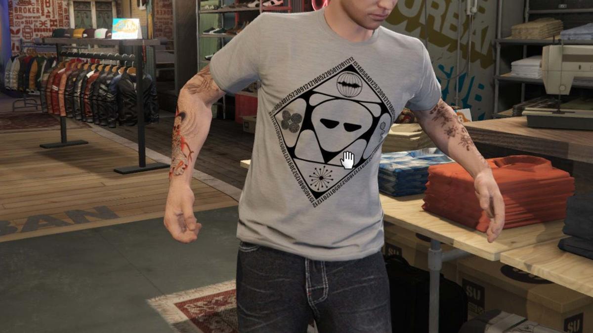 GTA VI - Release Date - T-shirt GTA Online Easter Egg GTA 6 (Menyoo PC  Outfits - MP Male) - GTA5-Mods.com