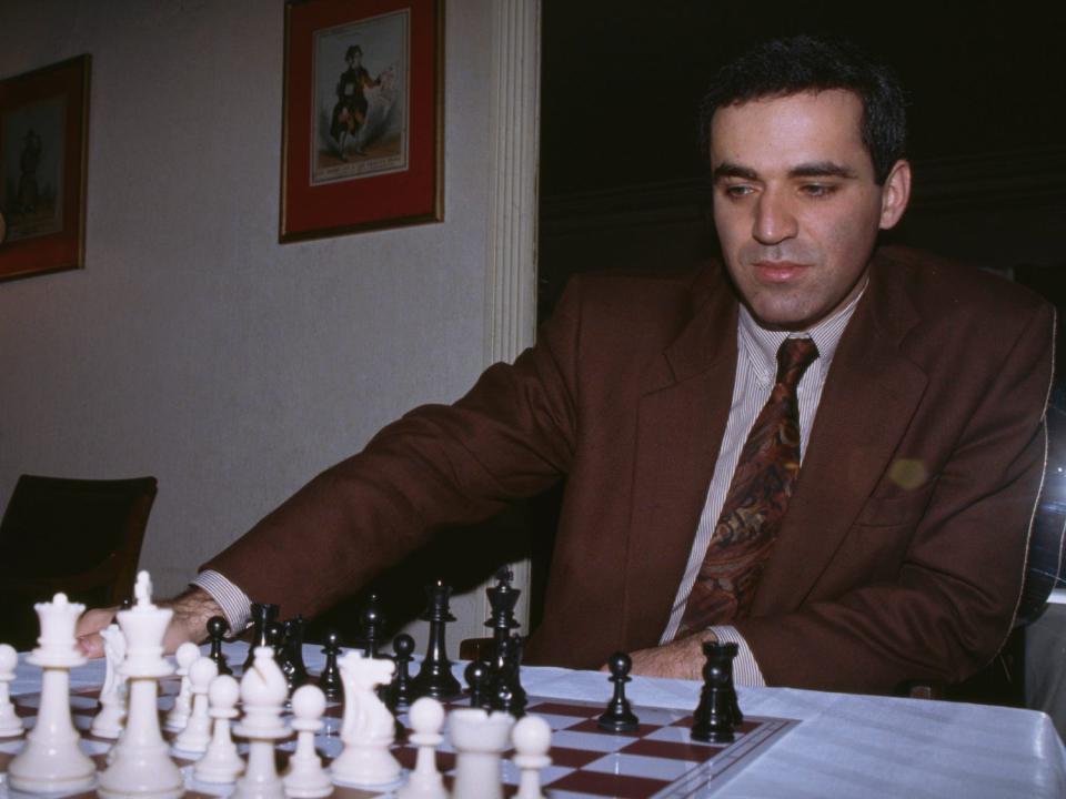 Garry Kasparov young chess