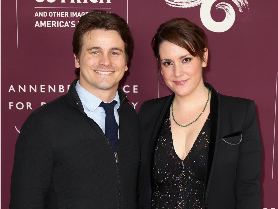 Jason Ritter and Melanie Lynskey