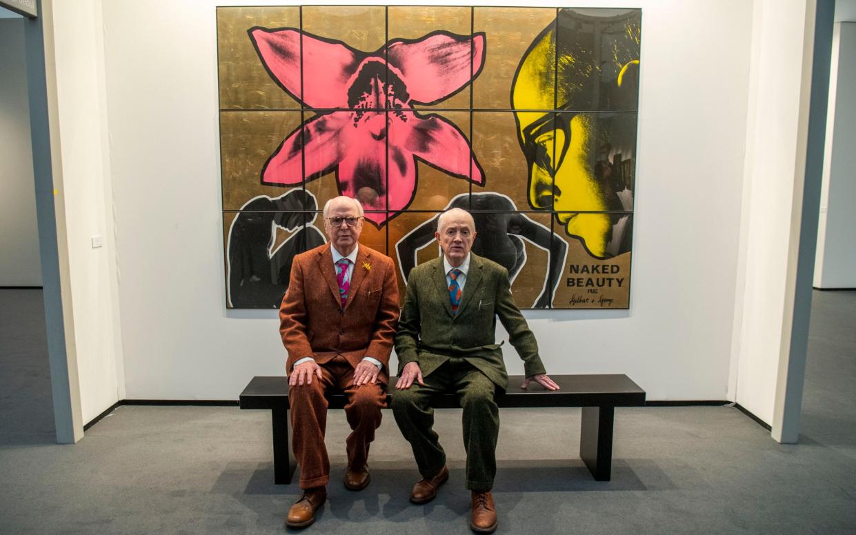 Gilbert & George at Frieze Masters - Paul Grover for the Telegraph