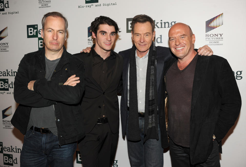 breaking bad Bob Odenkirk, RJ Mitte, Bryan Cranston and Dean Norris